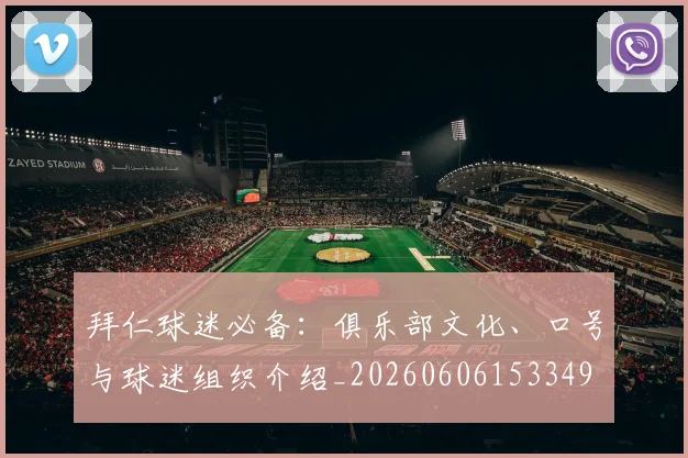 拜仁球迷必备：俱乐部文化、口号与球迷组织介绍_20260606153349